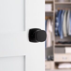 Weiser Matte Black Inactive Knob For Door